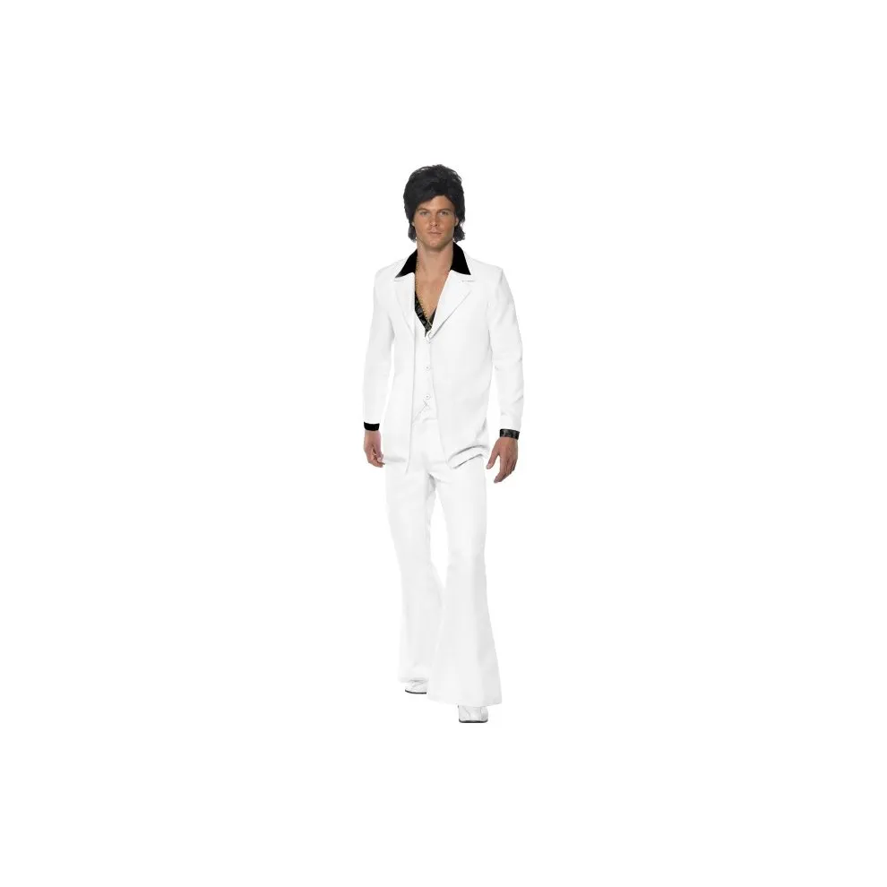 1970's Men's White Costume Suit