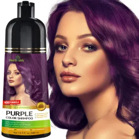 500ml Purple Hair Color Shampoo - Herbishh