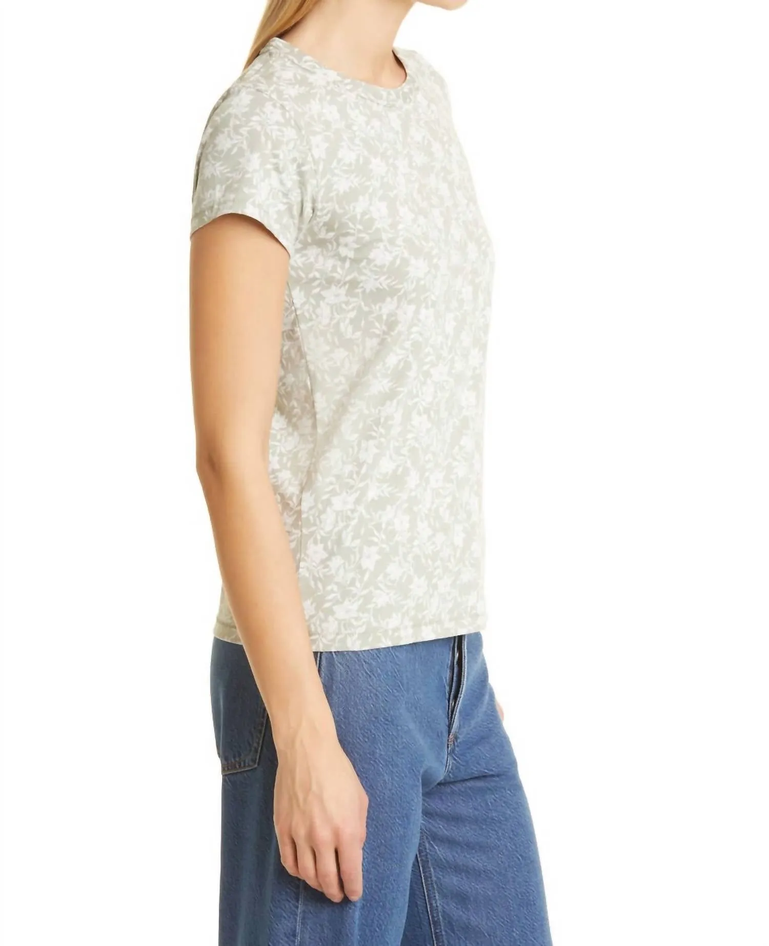 ALL OVER KNIT JULIE FLORAL TEE