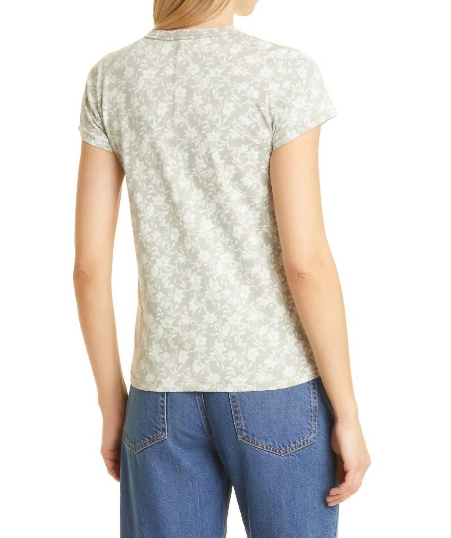 ALL OVER KNIT JULIE FLORAL TEE