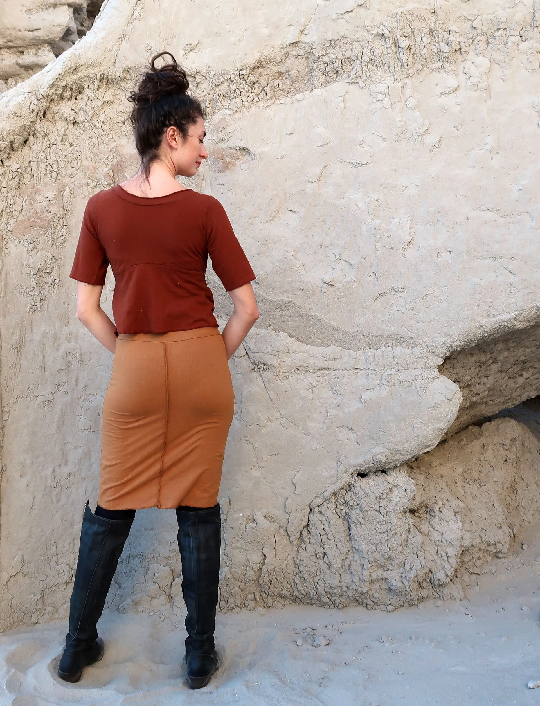 Heirloom Empire Pencil Cropped Shirt