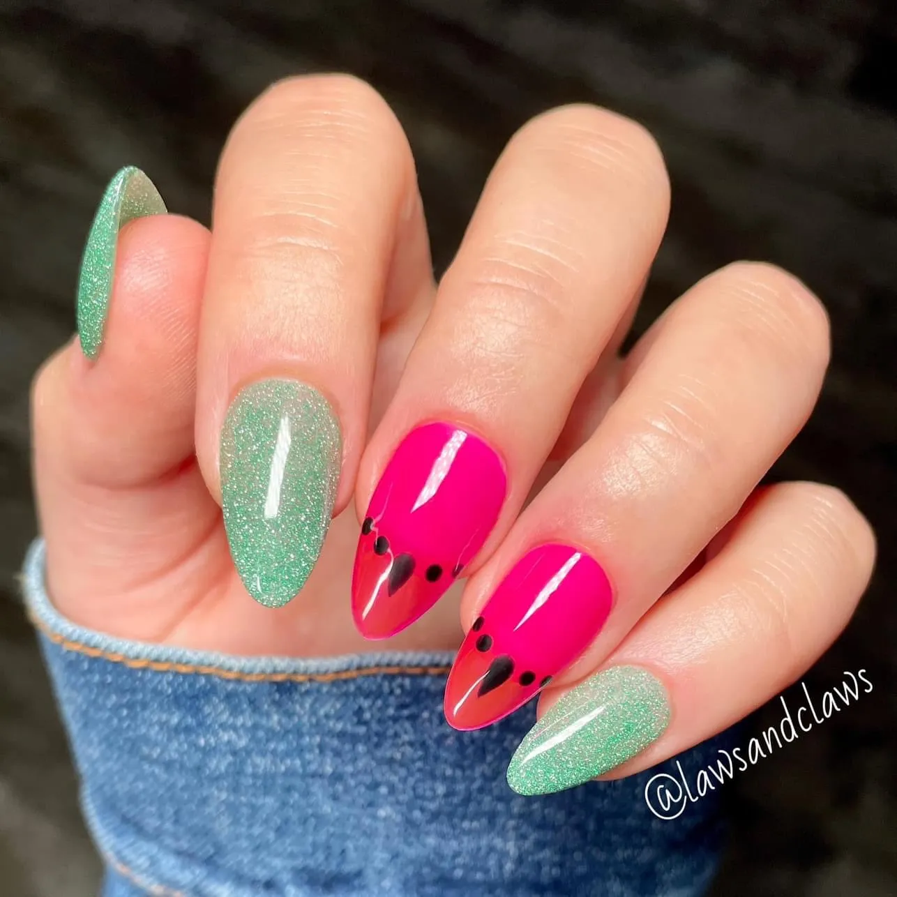 Hulk Sparkle- Reflective gel polish