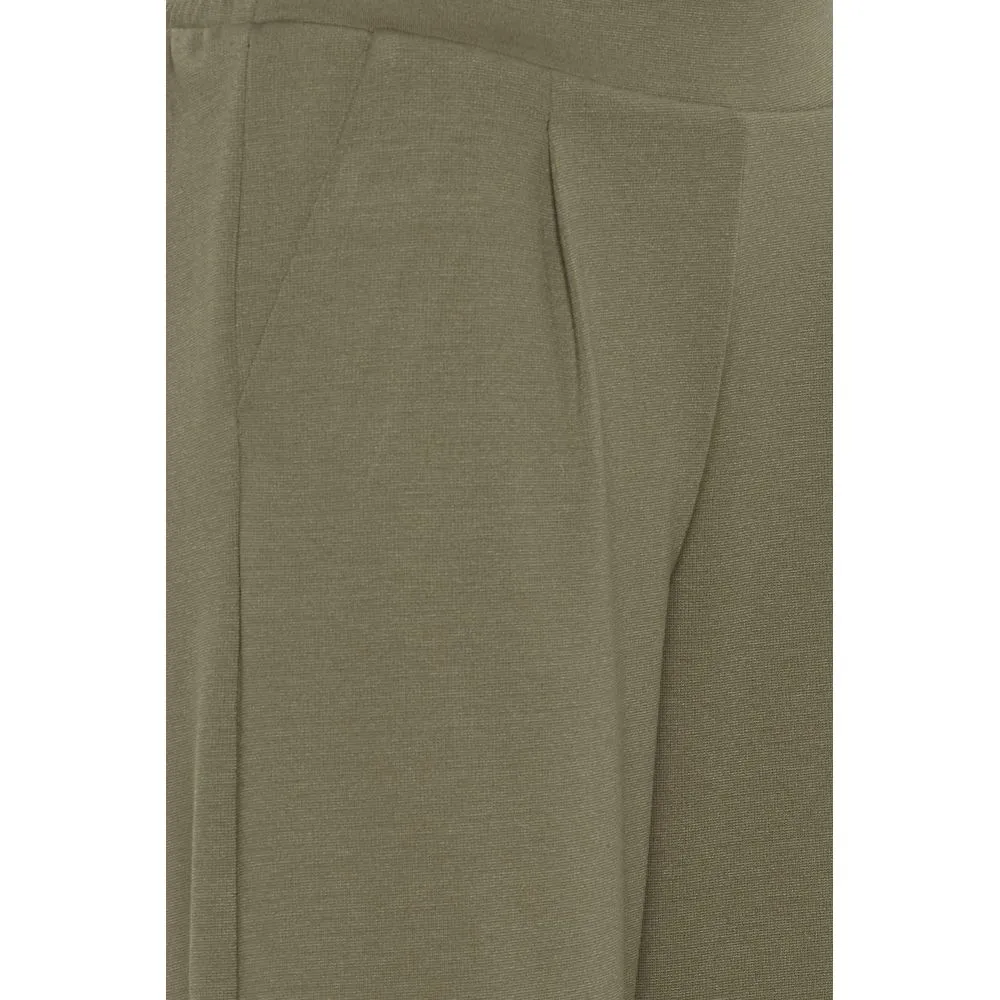ICHI Green Recycled Polyester Jeans & Pant