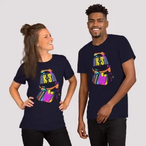 IRN-BRU Pop! Unisex T-shirt - navy