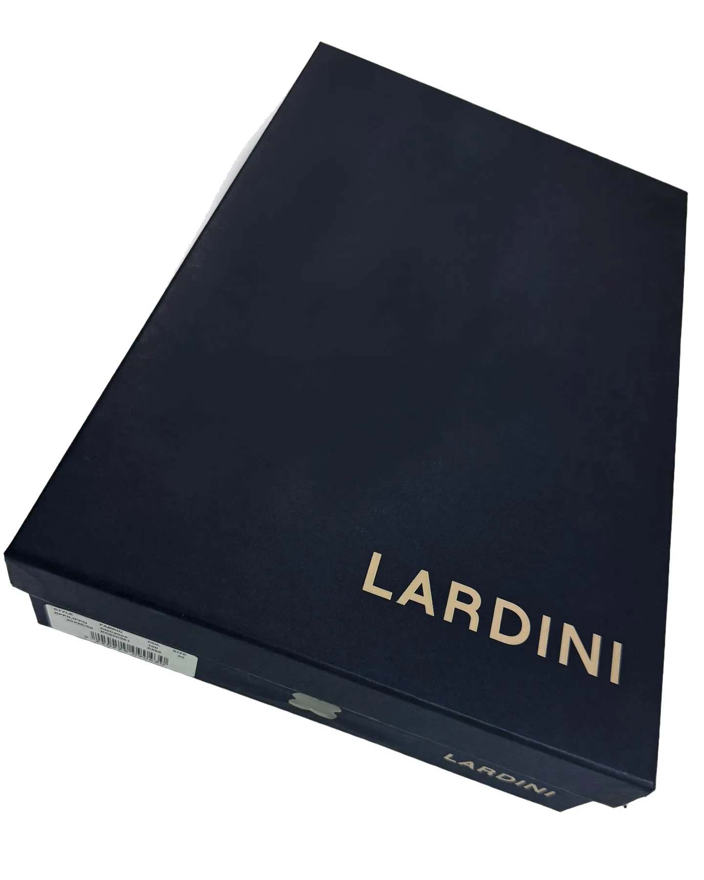 Lardini Shirt White Navy Stripes M SALE