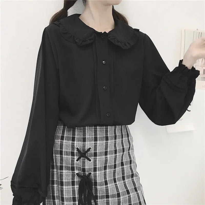 Lolita Peter Pan Long Sleeve Blouse