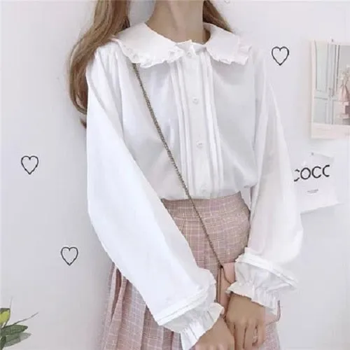 Lolita Peter Pan Long Sleeve Blouse