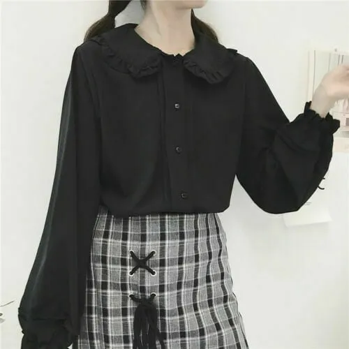 Lolita Peter Pan Long Sleeve Blouse