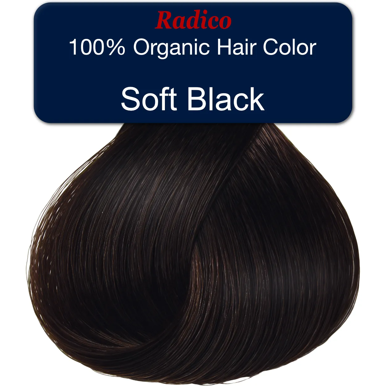 Men's Soft Black - Organic Facial Hair Coloring
