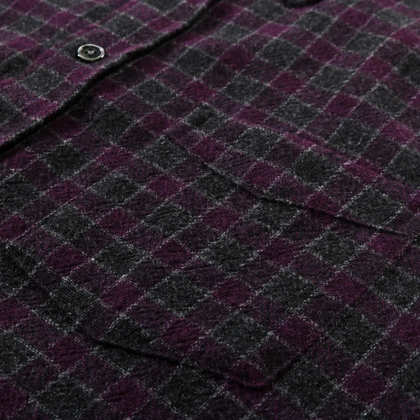 OUR LEGACY BORROWED BD SHIRT SOPHOMORE CHECK RURAL WOOL