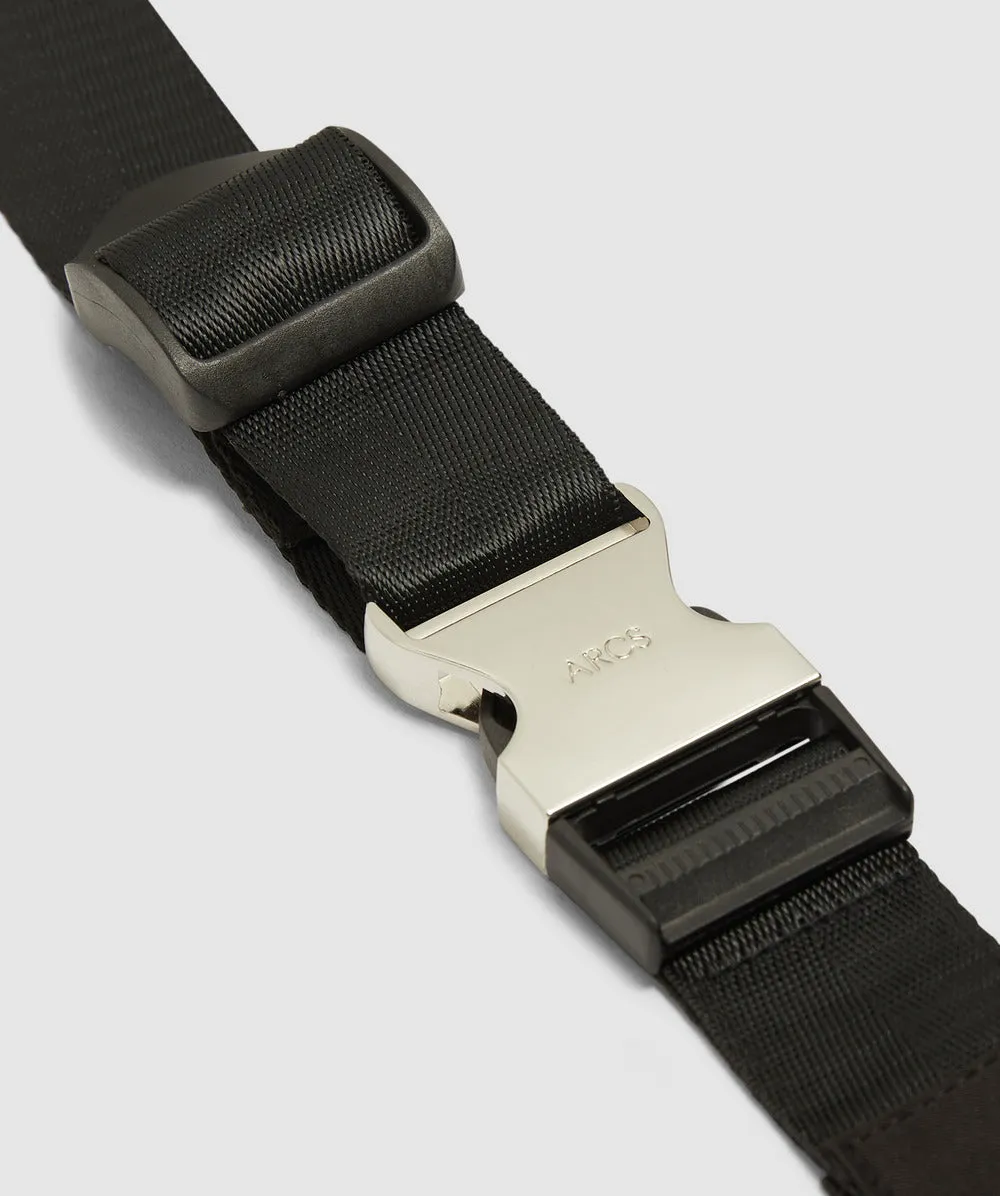SUPER Messenger in Black Recycled Polyester