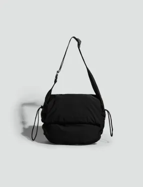 SUPER Messenger in Black Recycled Polyester