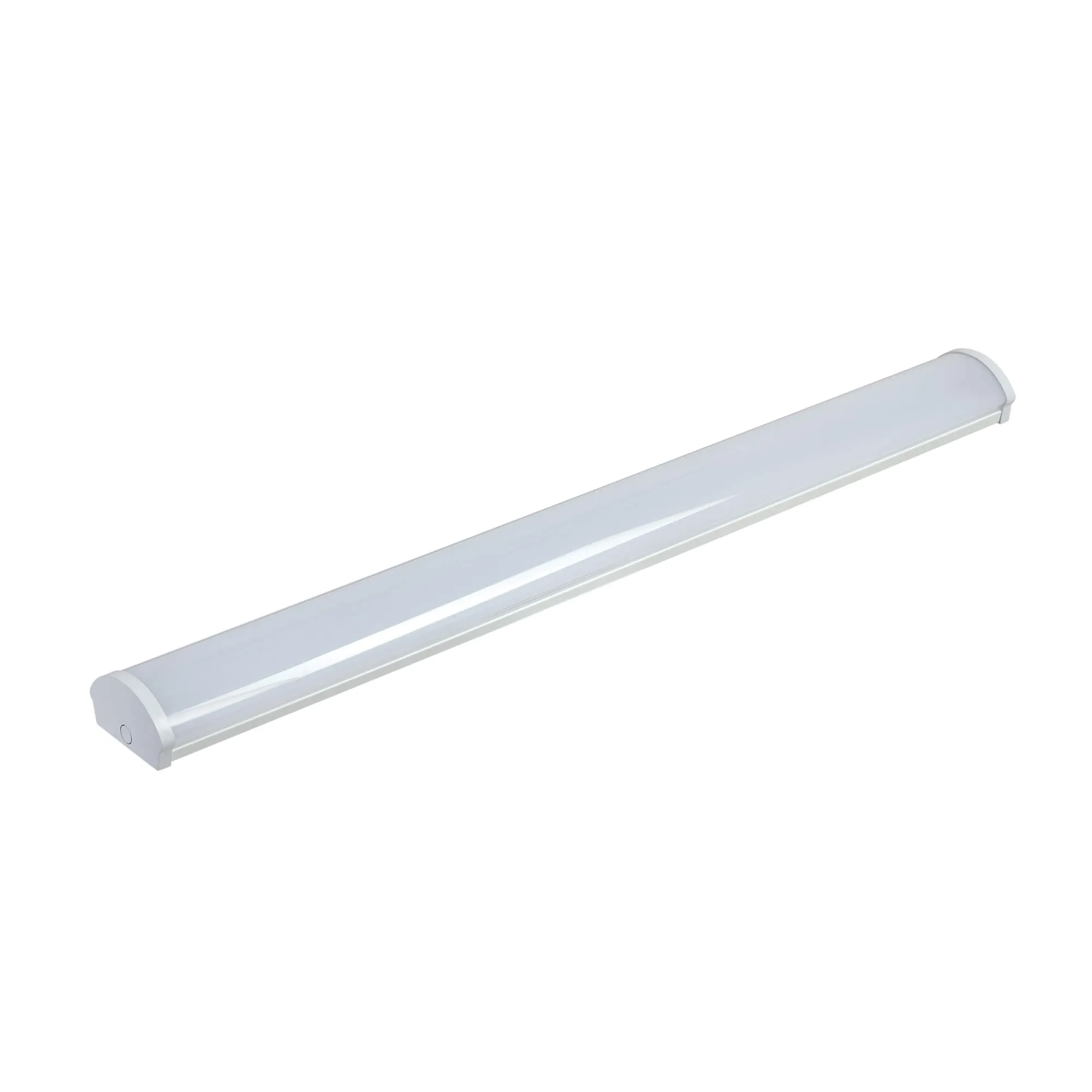 The LED Wrap-Around Light 2ft 4ft 8ft CCT and wattage selectable 3000K to 5000K 10000 lumen 120-277V 0-10V dimming emergency and sensor control ready