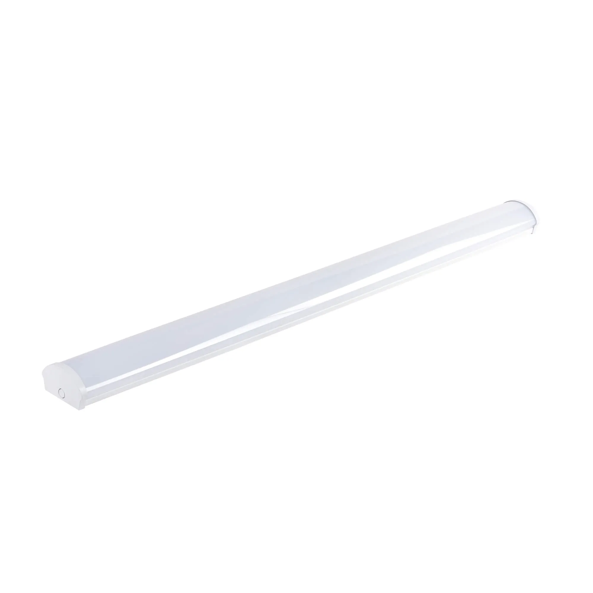 The LED Wrap-Around Light 2ft 4ft 8ft CCT and wattage selectable 3000K to 5000K 10000 lumen 120-277V 0-10V dimming emergency and sensor control ready