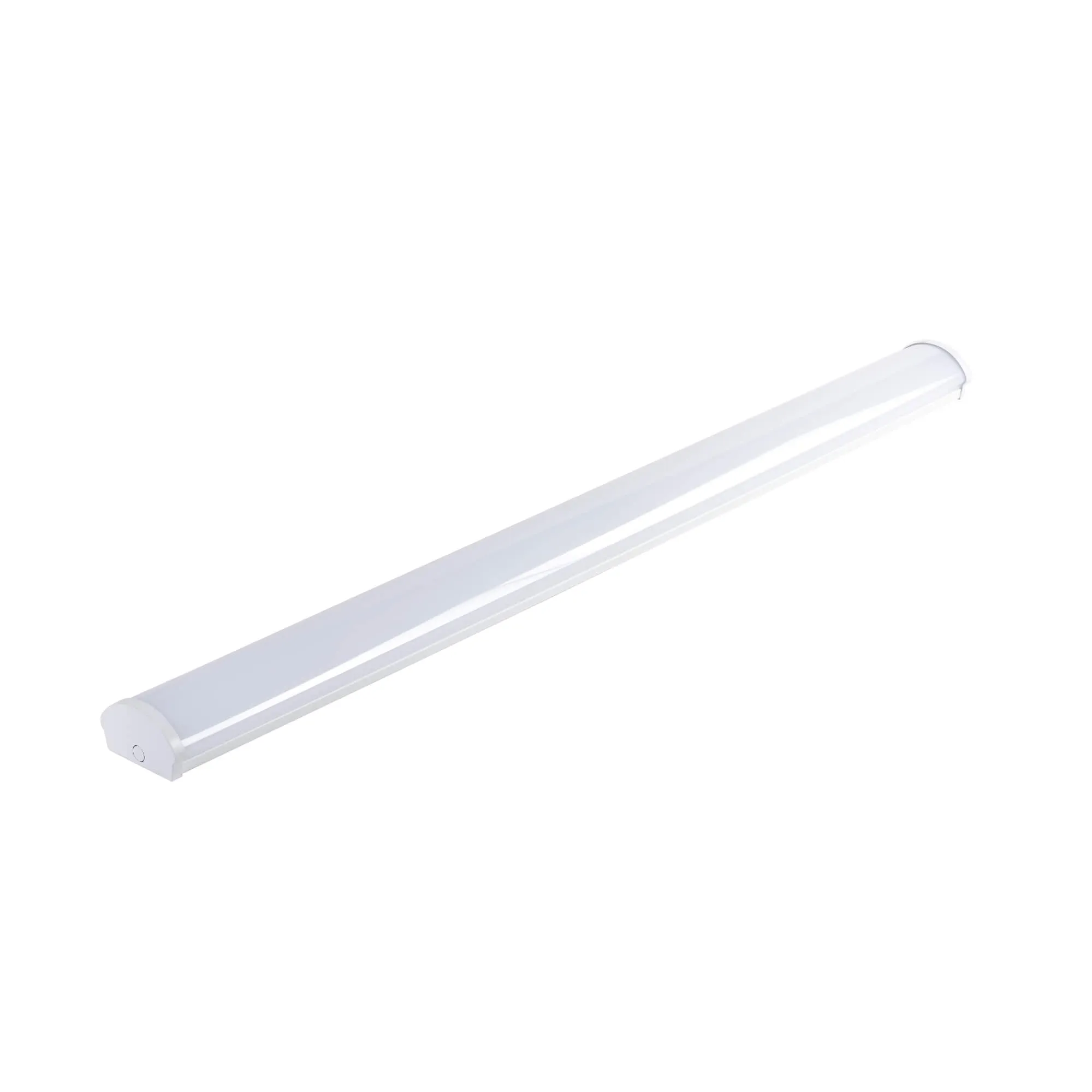 The LED Wrap-Around Light 2ft 4ft 8ft CCT and wattage selectable 3000K to 5000K 10000 lumen 120-277V 0-10V dimming emergency and sensor control ready