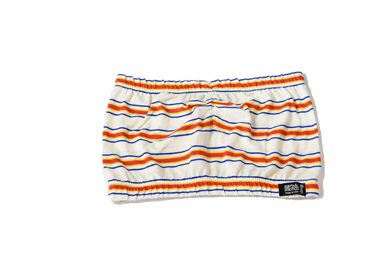 Women’s eco-friendly American made Hemp/organic cotton blend Striped Tube Crop Tops