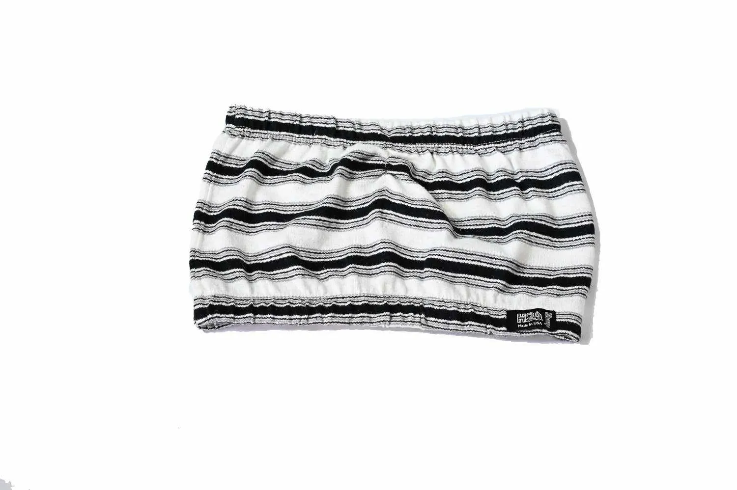 Women’s eco-friendly American made Hemp/organic cotton blend Striped Tube Crop Tops