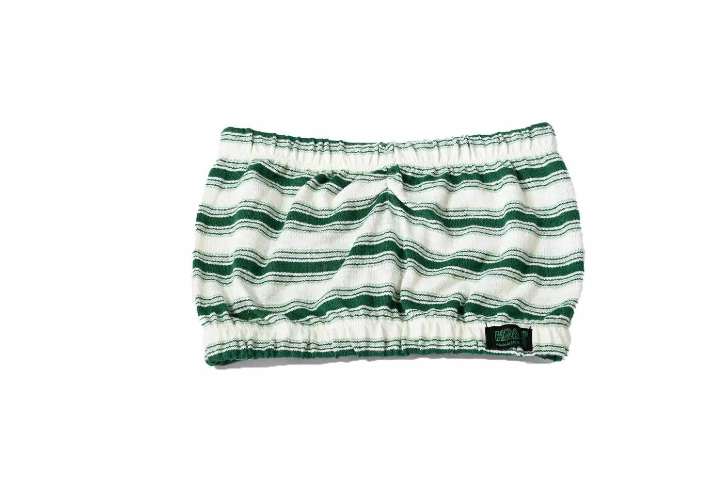 Women’s eco-friendly American made Hemp/organic cotton blend Striped Tube Crop Tops